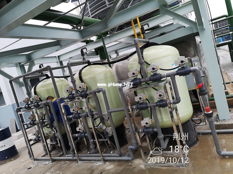 荆州某企业PLC控制大型软化水设备(图文)